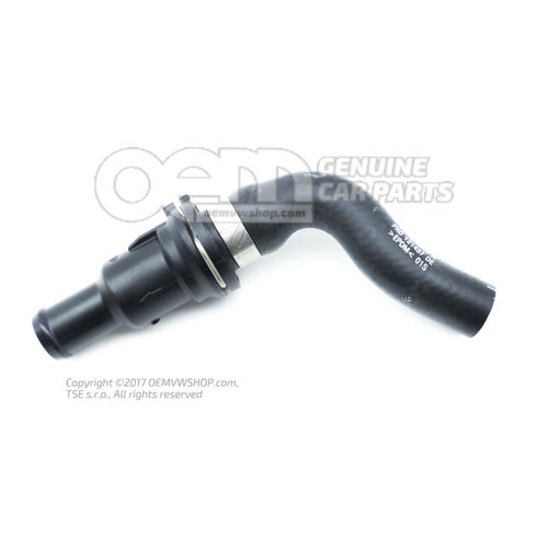 Wąż płynu chłodzącego z regulatorem płynu chłodzącego Audi RS6/RS6 plus/Avant Quattro 4F 4F0121444H