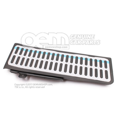Podstawa podnóżka satyna czarna/aluminium szczotkowane 1K1864551  SUB