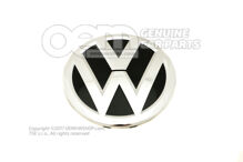 Znak VW, czarny, wysoki połysk/polerowany chrom 7N0853600A FOD
