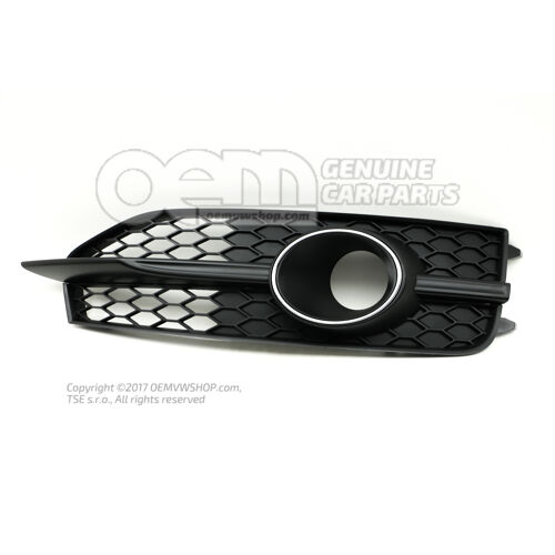 Grill czarny satynowy Audi A7 Sportback 4G 4G8807682C 9B9