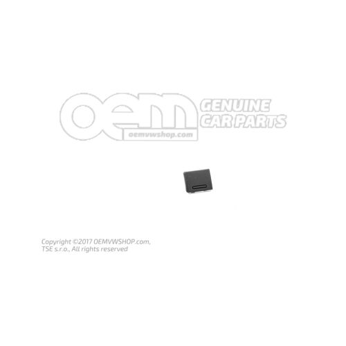 Atrapa osłony soul (czarna) 4B0941515A 5PR
