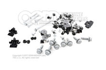 1 zestaw elementów mocujących zderzak 80A098623