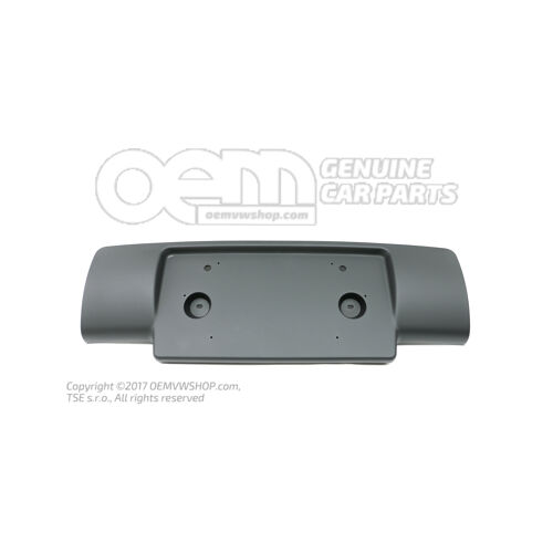 Zagruntowany wspornik tablicy rejestracyjnej 4D0807287D GRU