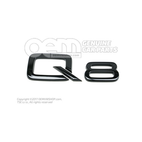 Napis czarno-błyszczący 4M8853741B T94