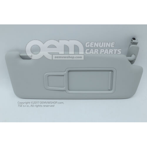 Osłona przeciwsłoneczna z lusterkiem i osłoną w kształcie gwiazdy w kolorze srebrnym 8K0857552AR8S0