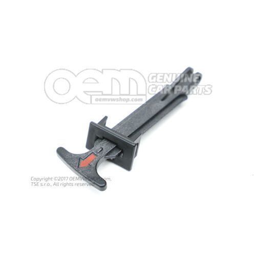 Release lever satin black