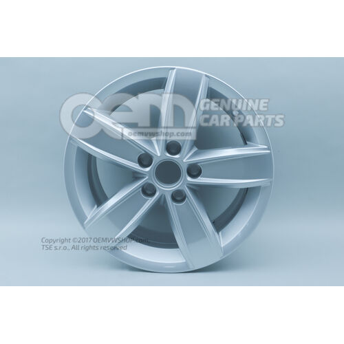 Obręcz aluminiowa w kolorze diamentowego srebra 3G0071496A 8Z8