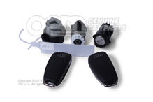 1 zestaw: cylinder zamka do klamki drzwi i włącznik stacyjki 8P0898375K