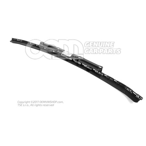 Osłona satynowa czarna do Audi TT/TTS Coupe/Roadster 8S 8S0807217A 9B9