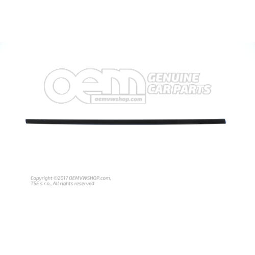 Listwa ozdobna prowadnicy szyby czarna, wysoki połysk 4K9839643D T94