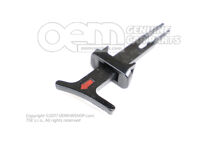 Release rod satin black