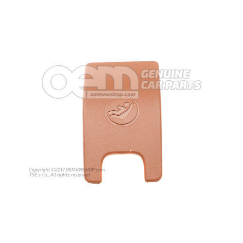 Okładka w kolorze mustang brązowym 8T0887187  S96