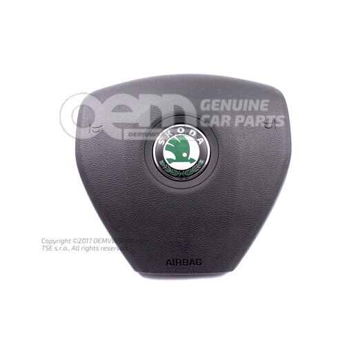 Zespół poduszki powietrznej kierownicy czarny 5J0880201E 3X1