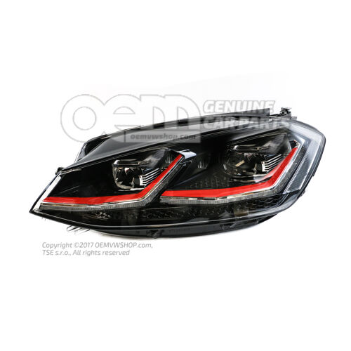 Reflektor LED do Volkswagena Golfa 5G 5G1941773A