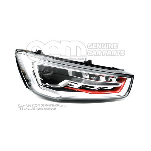 Reflektor przedni do lampy wyładowczej Audi A1/S1 8X 8XA941044B