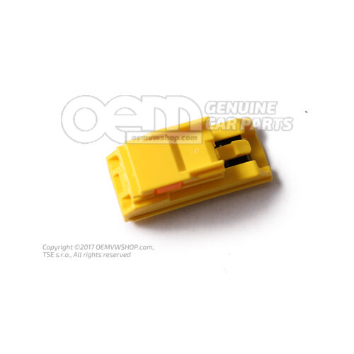 Płaska obudowa styku z mechanizmem blokującym styki element sprzęgający słupek A 8J0972586