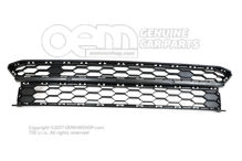 Kratka nawiewu satynowo czarna Volkswagen Amarok 2H 2H6853677  9B9