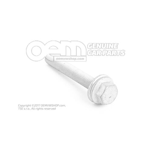 Śruba z łbem sześciokątnym z tuleją (kombi) N  91217701