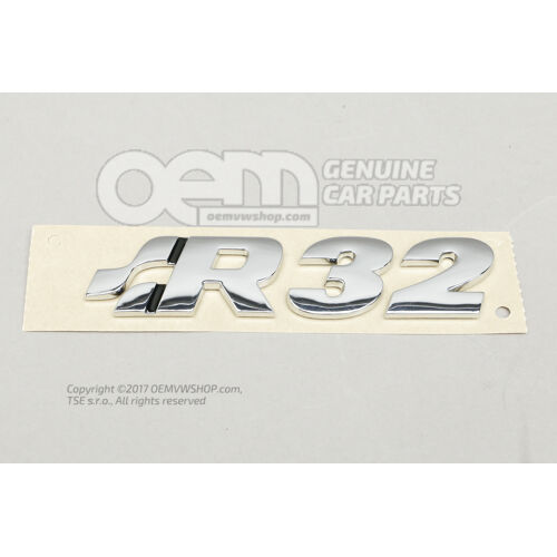 Plakietka tylna do Golfa R32 1J0853675Q 739
