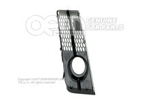 Kratka nawiewu satynowa czarna Audi A8/S8 Quattro 4E 4E0807682AK01C (3)