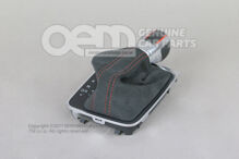 Golf VII Clubsport GTI Edition 40 Gear shift cover DSG gear knob alcantara with red stitching 5G1713203Q UCX