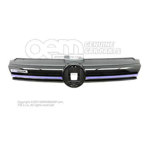 Kratka chłodnicy pol. chrom/ultramaryna/czarny 5G0853651CFAMM