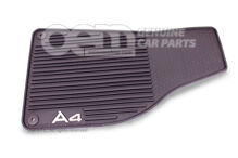 1 zestaw dywaników pod stopy (gumowych) satynowo-czarny 8E1061225  041 (6)