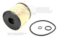 Element filtrujący z uszczelką. Element filtra oleju. O-Ring. O-Ring 07P115562B (2)