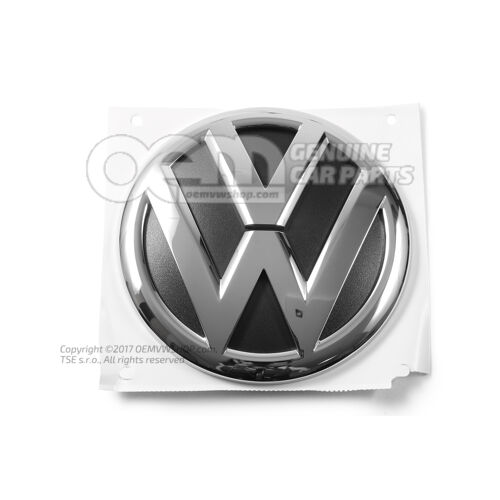 Emblemat VW w kolorach chrom/czarny 7E0853630B ULM