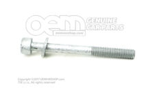 Śruba z łbem gniazdowym z łbem gniazdowym sześciokątnym (kombinacja) M6X60 N  10158203 (3)