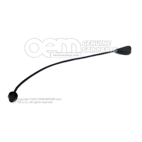 Pasek do trzymania Satynowy czarny 5FF863447  9B9