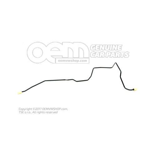 Przewód hamulcowy od głównego cylindra hamulcowego do hydrauliki – kierownica z lewej strony 6R1614740S