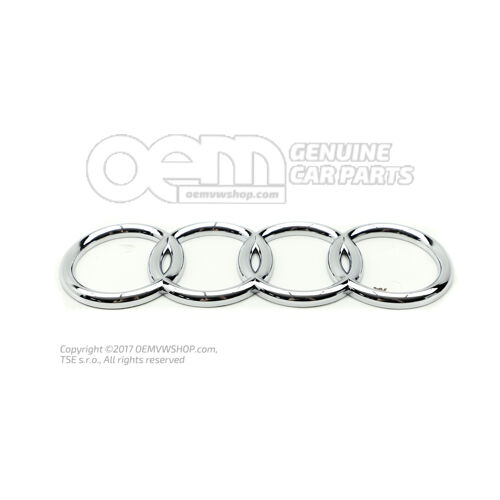 Emblemat AUDI chromowany 443853742  2ZZ