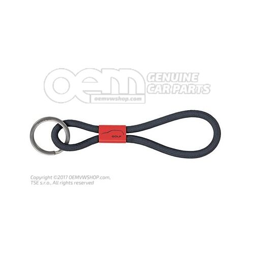 5HG087010  645 Key tag, Grey, "1997", Golf Collection