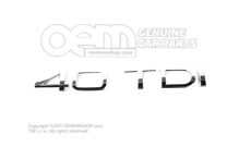 Napis chromowany 8K0853744E 2ZZ