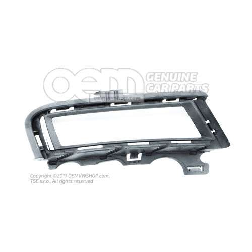 Część osłonowa zderzaka satynowa czarna/wysoki chrom 5G0853808A RYP