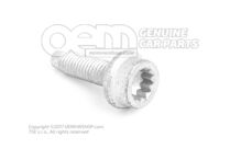 Śruba kołnierzowa z łbem gniazdowym z łbem wewnętrznym wielopunktowym M8X30 N  10644701