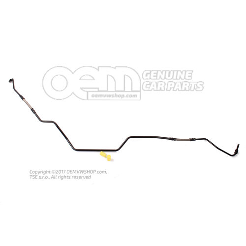 Przewód hamulcowy od głównego cylindra hamulcowego do hydrauliki 1J2614740K