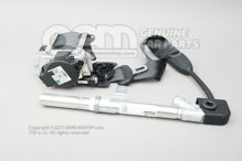 Trzypunktowy pas bezpieczeństwa Czarny 6F0857706H RAA