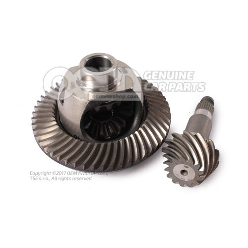 Mechanizm różnicowy z kołem koronowym i zębnikiem 0BA525021AF
