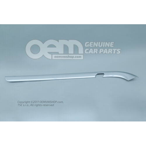 Listwy tapicerskie drzwi satynowa czerń/galvano/ chrom wysoki Skoda Superb 3U 3U5867459J K98