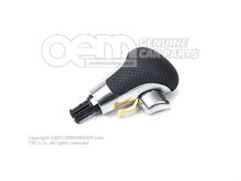 Manetka zmiany biegów (skórzana) soul (czarna) 8P2713141C QBZ (2)