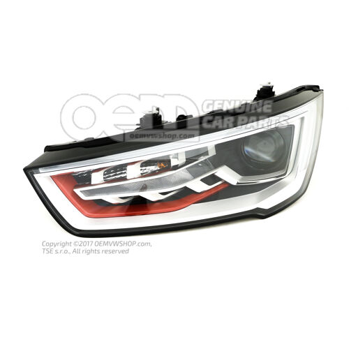 Reflektor przedni do lampy wyładowczej Audi A1/S1 8X 8XA941043C