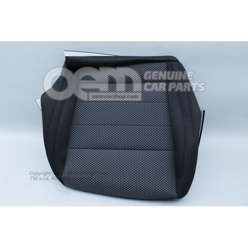 Pokrycie siedzenia (tkanina) satyna czarna Skoda Octavia 5E 5E0881406BCXKI