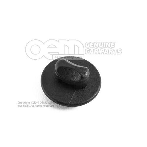 Klips mocujący wspornik czarny satynowy 3D0864199AB41