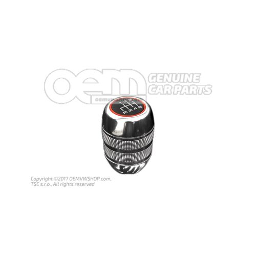 Gałka dźwigni zmiany biegów aluminiowa 420711141P 3Q7