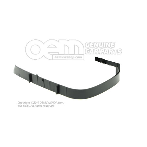Obszycie satynowe czarne 3B0857602  01C