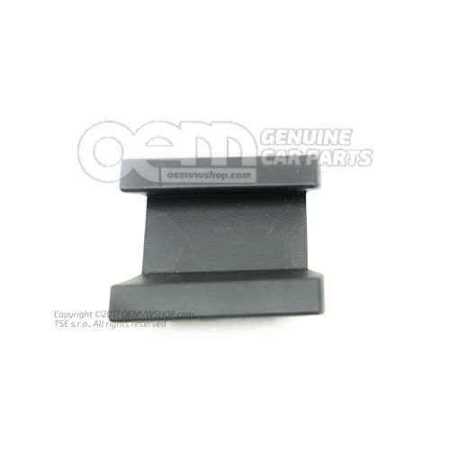 Listwa zderzaka satynowa czarna Skoda Yeti 5L 5L0853666  9B9
