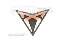 Emblemat „CUPRA” w kolorze miedzi 5FA853679A RZH Emblemat „CUPRA” w kolorze miedzi 5FA853679A RZH