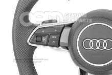 Original Audi Sline steering wheel with flat bottom and airbag (2)